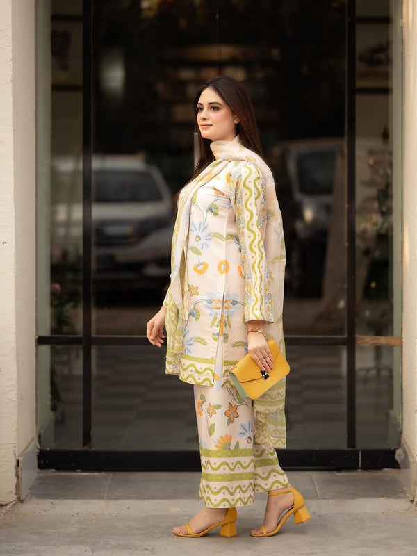 Pur Natural Crepe  Designer Co-Ord Sets