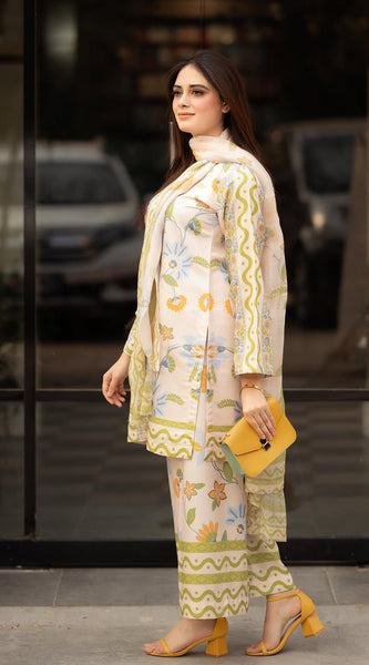 Pur Natural Crepe  Designer Co-Ord Sets