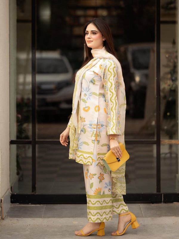 Pur Natural Crepe  Designer Co-Ord Sets