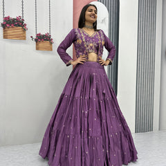 Chinon Lehenga with Jacket