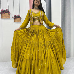 Chinon Lehenga with Jacket