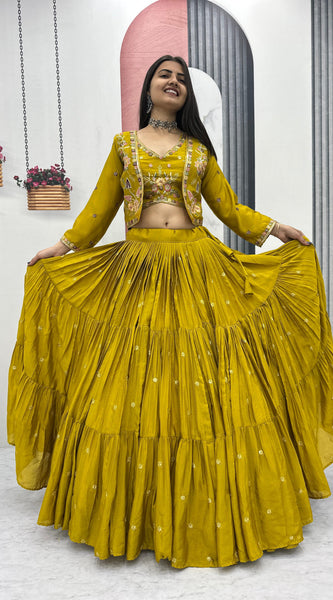 Chinon Lehenga with Jacket