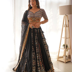 Threaded Glamour – Faux Georgette Lehenga