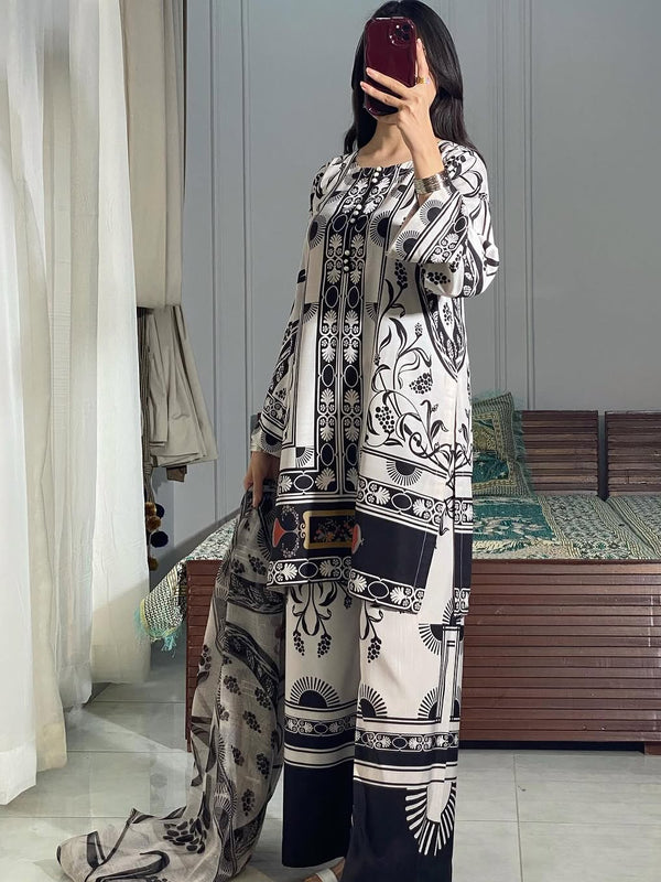 Look Pur Natural Crepe  Co-Ord Sets