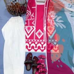 Look Pur Natural Crepe  Co-Ord Sets