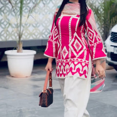 Look Pur Natural Crepe  Co-Ord Sets