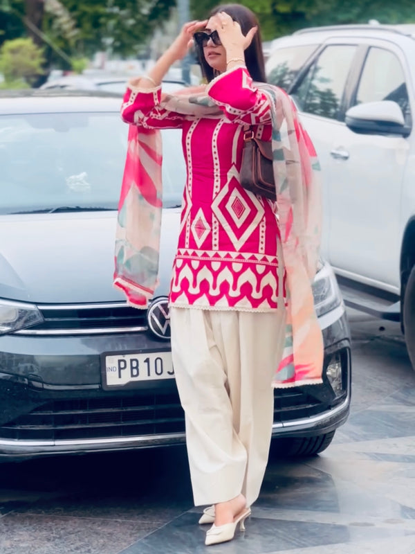 Look Pur Natural Crepe  Co-Ord Sets