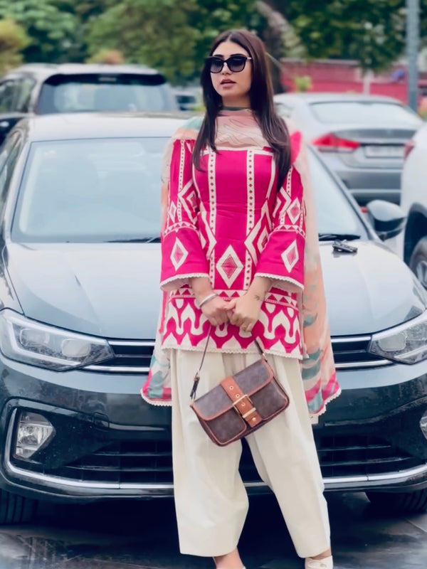 Look Pur Natural Crepe  Co-Ord Sets