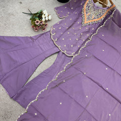 Ensemble in Simar Silk Indo Western