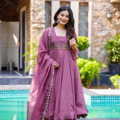 Designer Embroidered 3-Piece Party Dresses