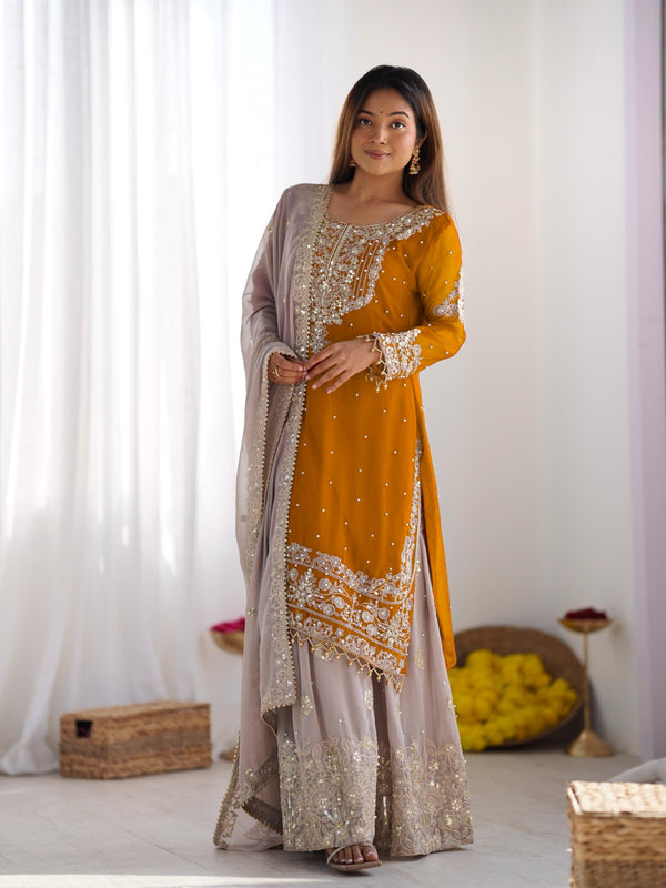 Designer Georgette Haldi Indo Western