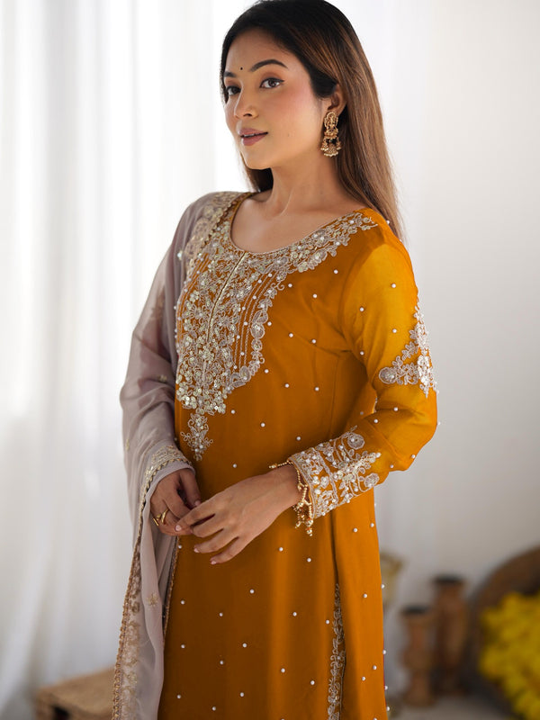 Designer Georgette Haldi Indo Western
