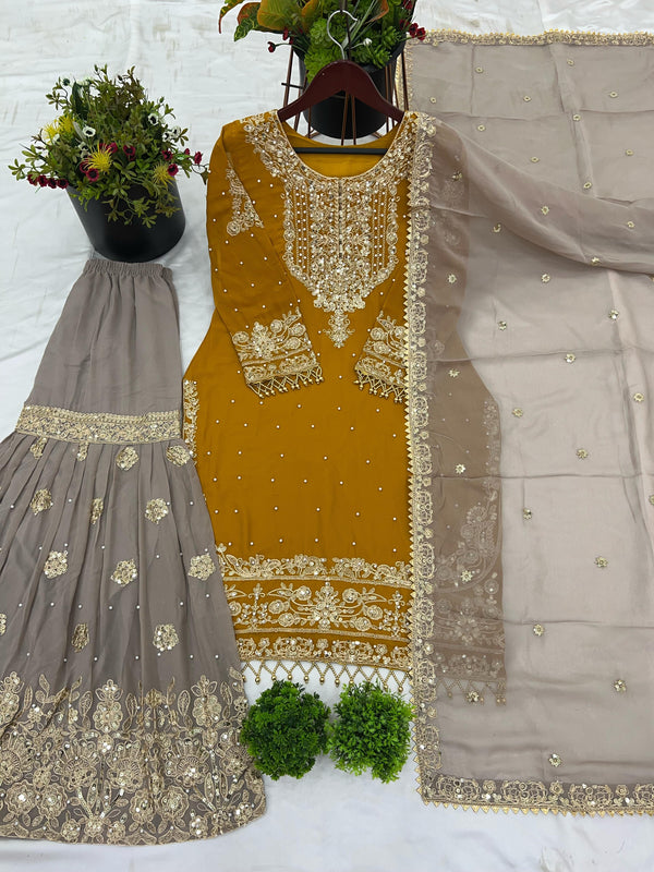 Designer Georgette Haldi Indo Western
