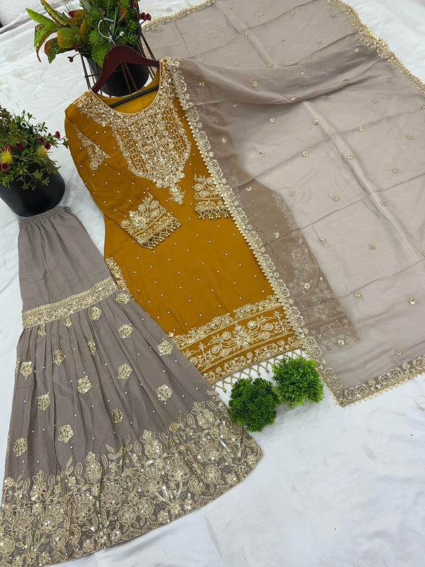 Designer Georgette Haldi Indo Western