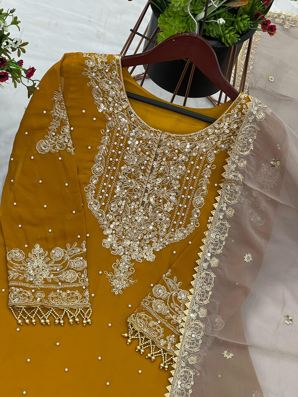 Designer Georgette Haldi Indo Western