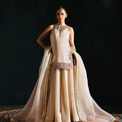 Heavy Franch Crape Palazzo Set Indo Western