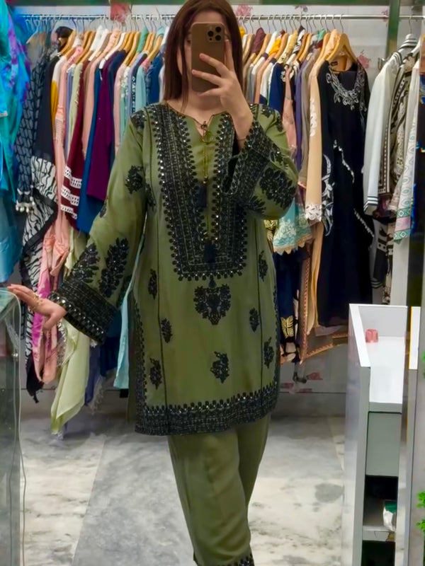 Luxury Threads: Heavy Jam Cotton Ethnic Ensemble Co-Ord Sets