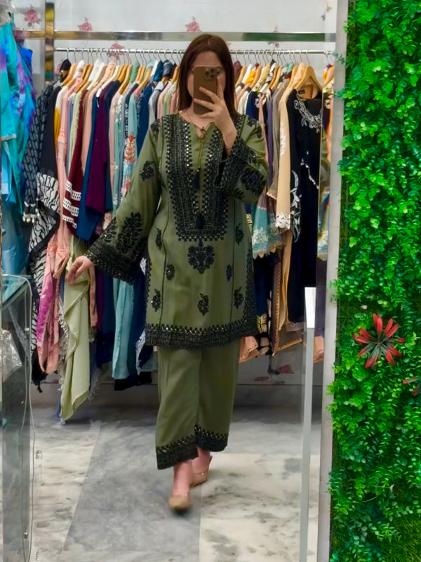 Luxury Threads: Heavy Jam Cotton Ethnic Ensemble Co-Ord Sets