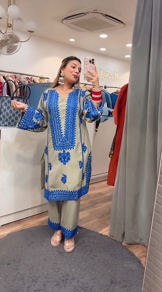 Luxury Threads: Heavy Jam Cotton Ethnic Ensemble Co-Ord Sets