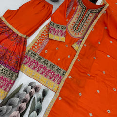Mirror Work Plazzo Indo Western
