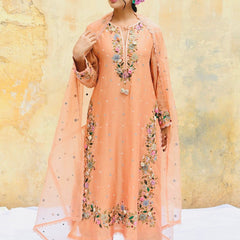 Heavy Embroidery Dresses Top-Plazzo with Dupatta