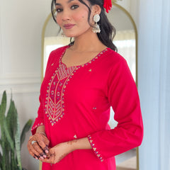 Chanderi Silk Three Pice Dresses