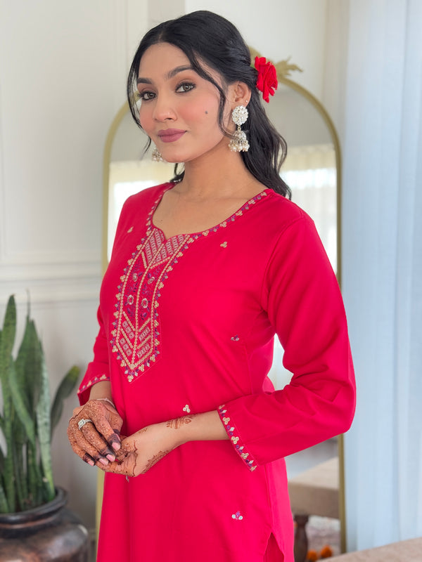 Chanderi Silk Three Pice Dresses
