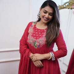 Embroidered Anarkali Dresses