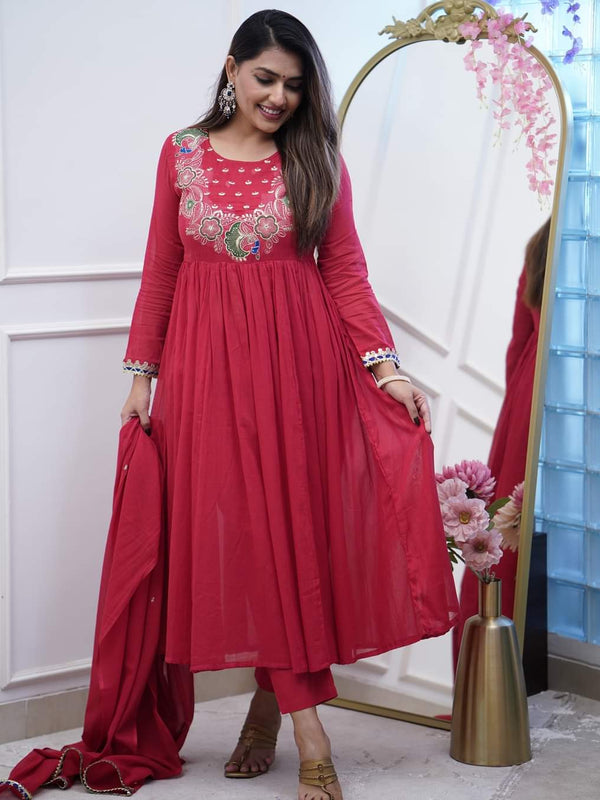 Embroidered Anarkali Dresses