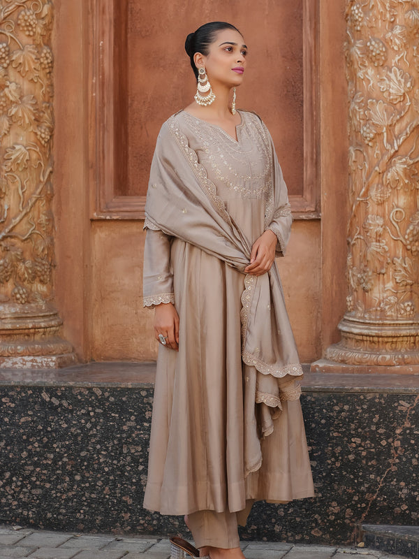 Anarkali Dresses with Pant and Dupatta