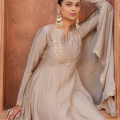 New Anarkali Kurta Set with Pant and Dupatta