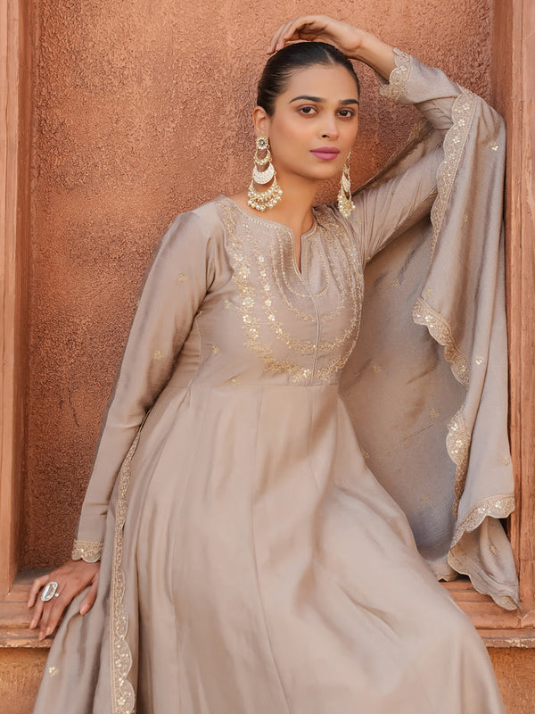 Anarkali Dresses with Pant and Dupatta