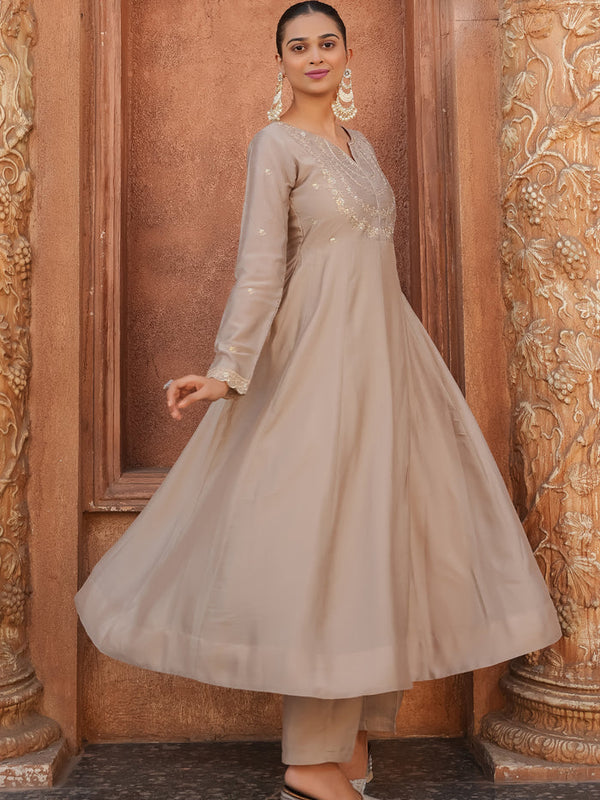 Anarkali Dresses with Pant and Dupatta