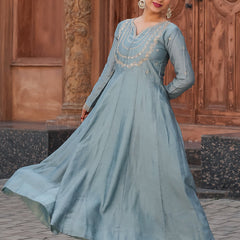 New Anarkali Kurta Set with Pant and Dupatta