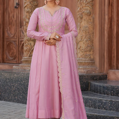 New Anarkali Kurta Set with Pant and Dupatta