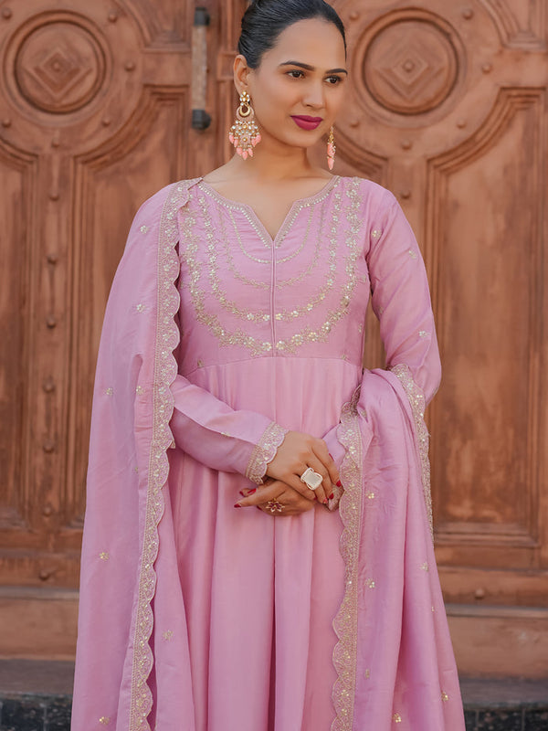 Anarkali Dresses with Pant and Dupatta