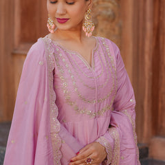 New Anarkali Kurta Set with Pant and Dupatta