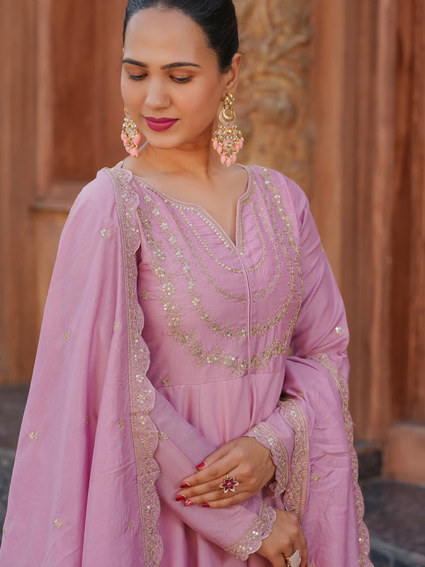 Anarkali Dresses with Pant and Dupatta