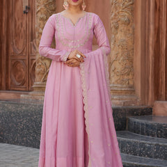 New Anarkali Kurta Set with Pant and Dupatta