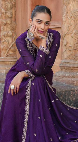 New Anarkali Kurta Set with Pant and Dupatta