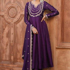 New Anarkali Kurta Set with Pant and Dupatta