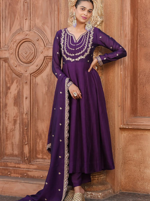 Anarkali Dresses with Pant and Dupatta