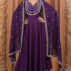 New Anarkali Kurta Set with Pant and Dupatta