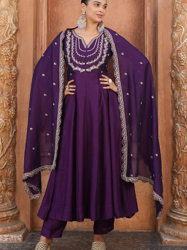 Anarkali Dresses with Pant and Dupatta
