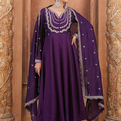 New Anarkali Kurta Set with Pant and Dupatta