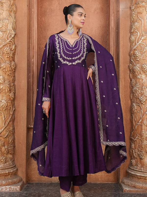 Anarkali Dresses with Pant and Dupatta