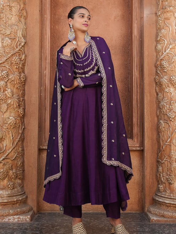 Anarkali Dresses with Pant and Dupatta