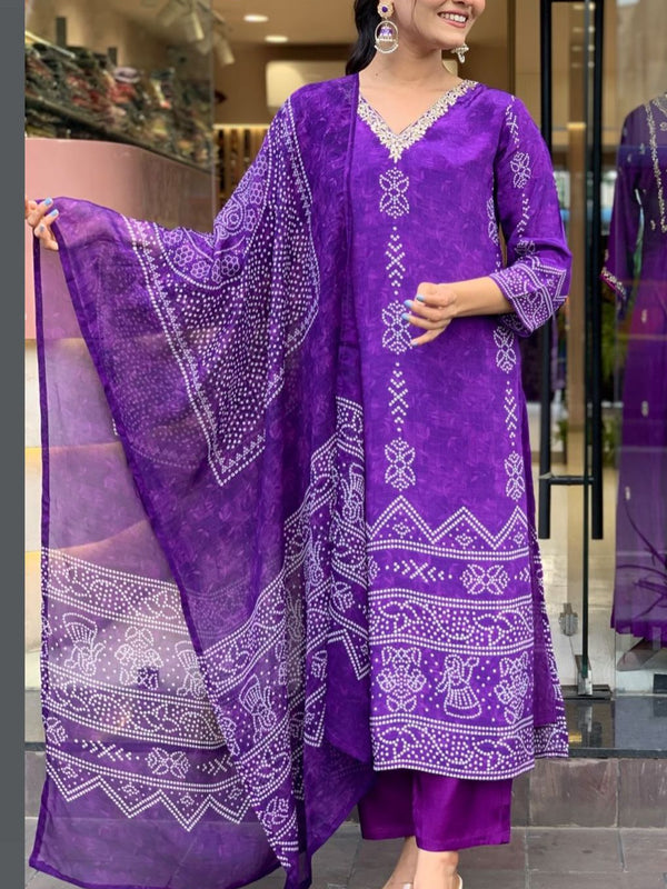 Bandhej Printed Dresses For Women