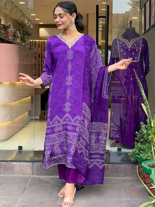 Bandhej Printed Dresses For Women