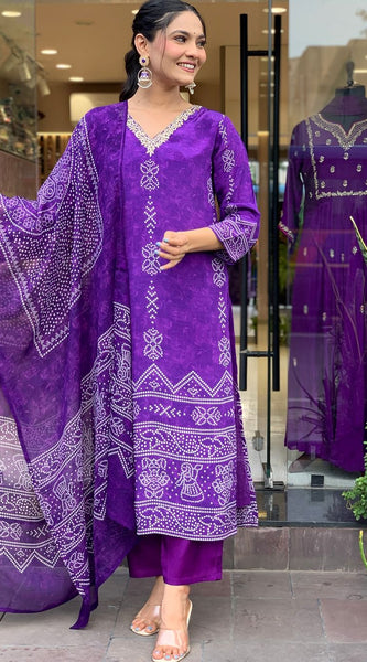 Bandhej Printed Dresses For Women